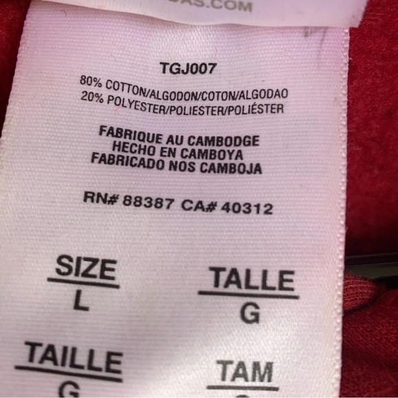 Adidas Indiana Hoosiers Hoodie Sweatshirt Size Large Embroidered - Picture 5 of 8